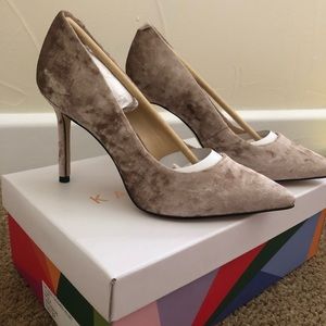 Crushed Velvet Heels